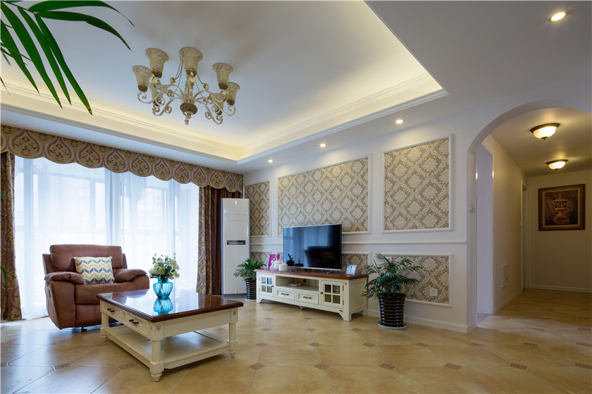 120平美式田园风3居装修，餐厅不仅做足了收纳，而且还很有格调！