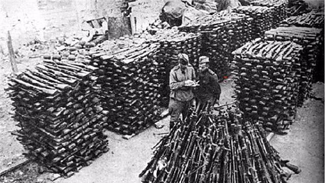 日本投降后，上缴的大量武器装备怎么处理？美苏为何不要？