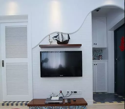 42㎡迷你地中海小窝，一室一厅花费了7万装修！