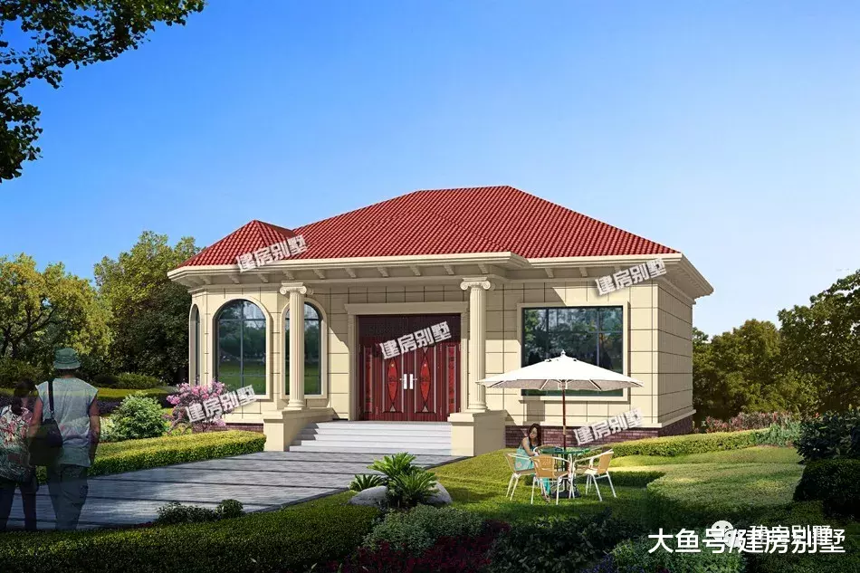 11.9×9.2米一层别墅，10多万就能建下来