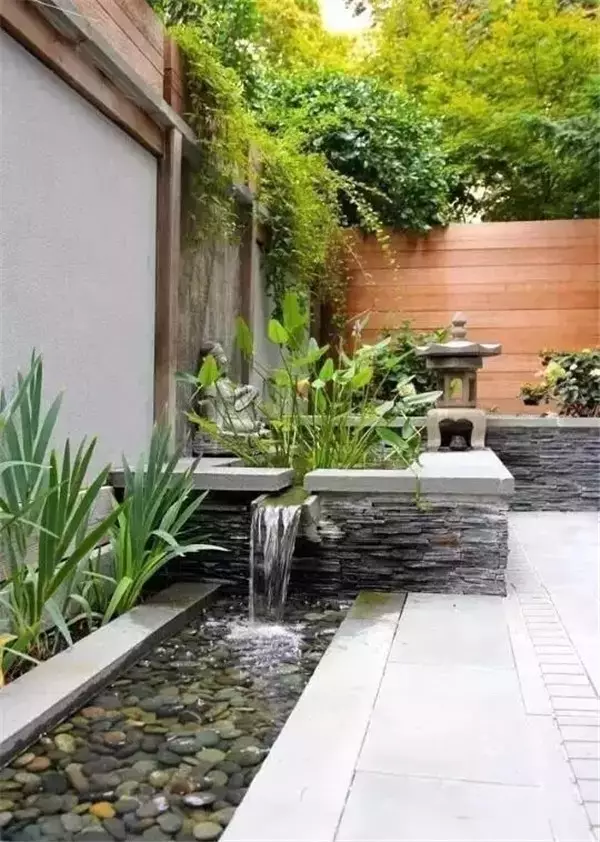 院子里的水景，美到隔壁邻居都来翻墙看！