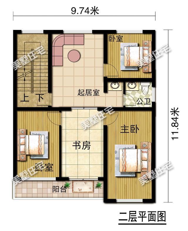 这3套二层农村小别墅，主体二十来万就能建，每一套都是经典