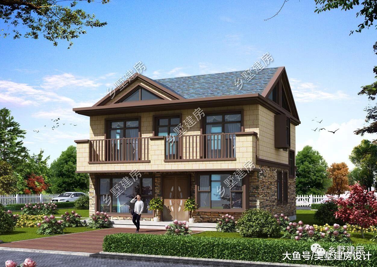 10X9米农村小别墅, 低调有内涵, 造价18万, 看了不想回城!