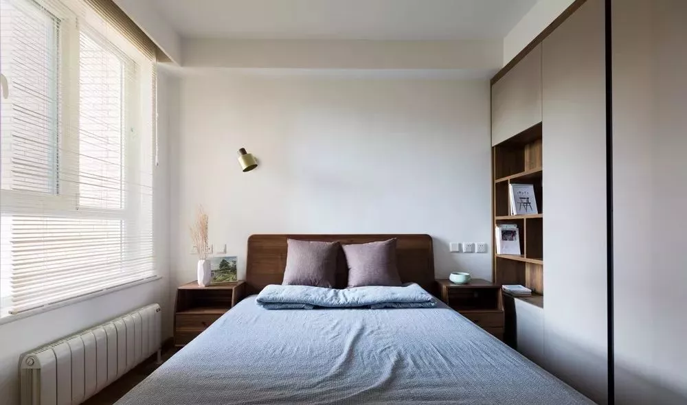 简中式风，古色古香的原木与清新淡雅的绿色搭配，效果别具一格