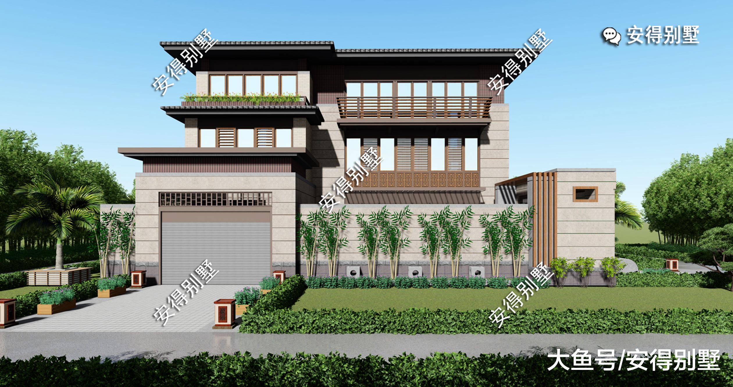 6款新中式别墅，建一栋不一样的新中式别墅，坐拥财富，图纸齐全
