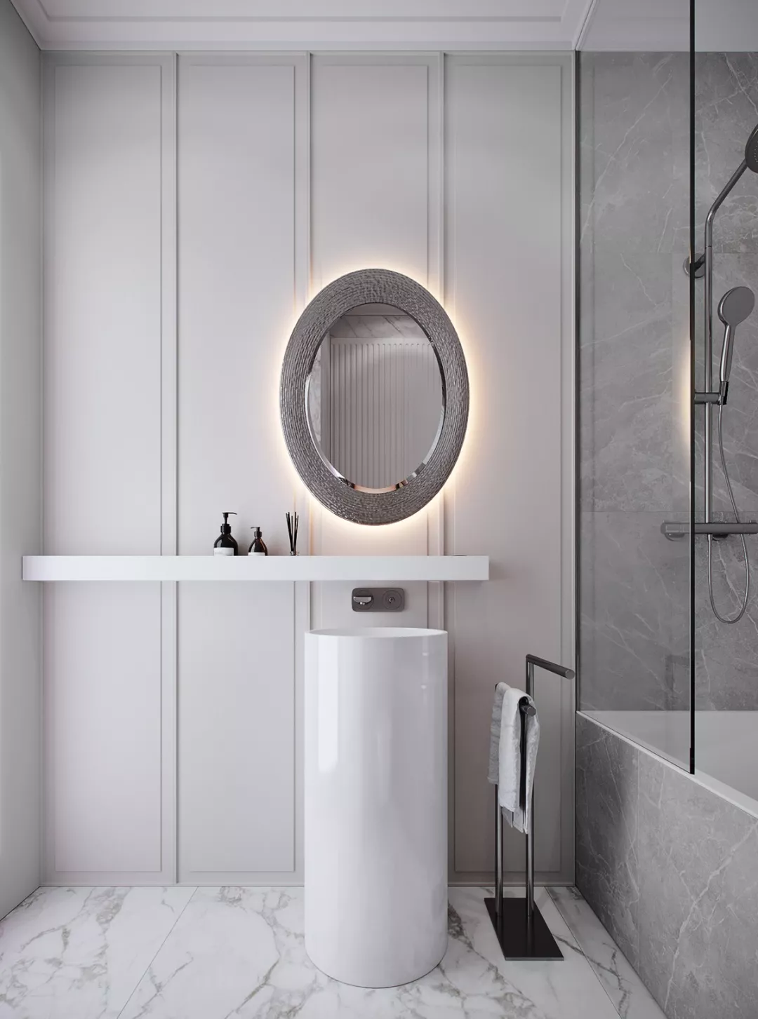 86㎡ 现代轻奢风，小家也能住出大宅范