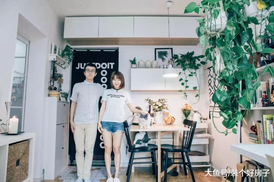 90后夫妻爆改39㎡二手房, 惊艳了朋友圈! 过得好不好, 与钱无关!