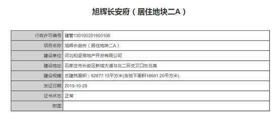 旭辉东北二环大体量楼盘新进展！新获10张规划证
