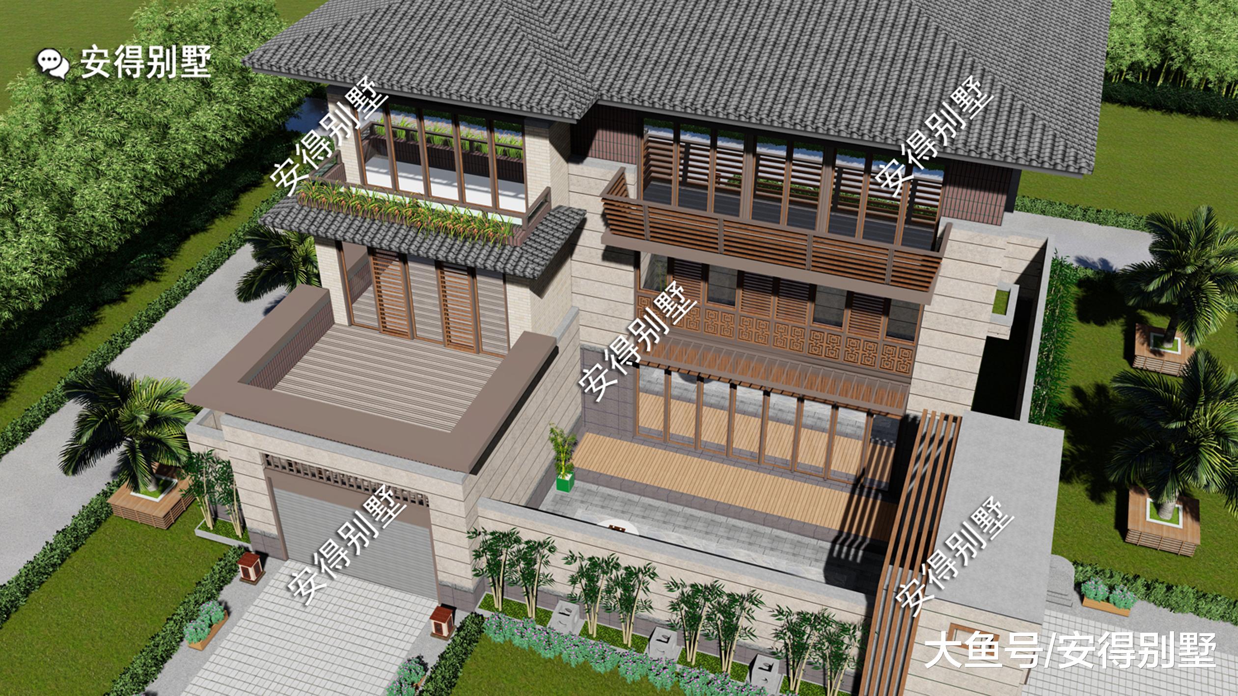 6款新中式别墅，建一栋不一样的新中式别墅，坐拥财富，图纸齐全