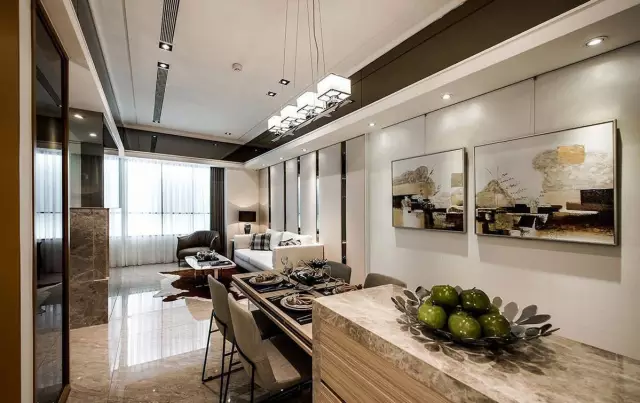 62平港式小户型，时尚的设计中，透露出浪漫色彩！