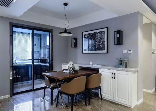 曬曬老公裝的120平三房，時尚大氣，半開放的書房真漂亮！