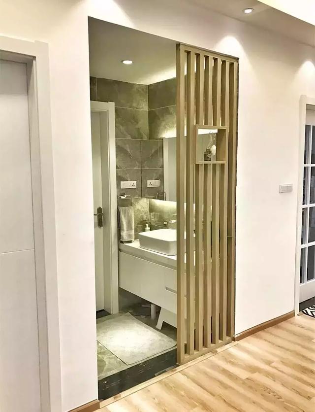 洗手台这样装，实用又大方