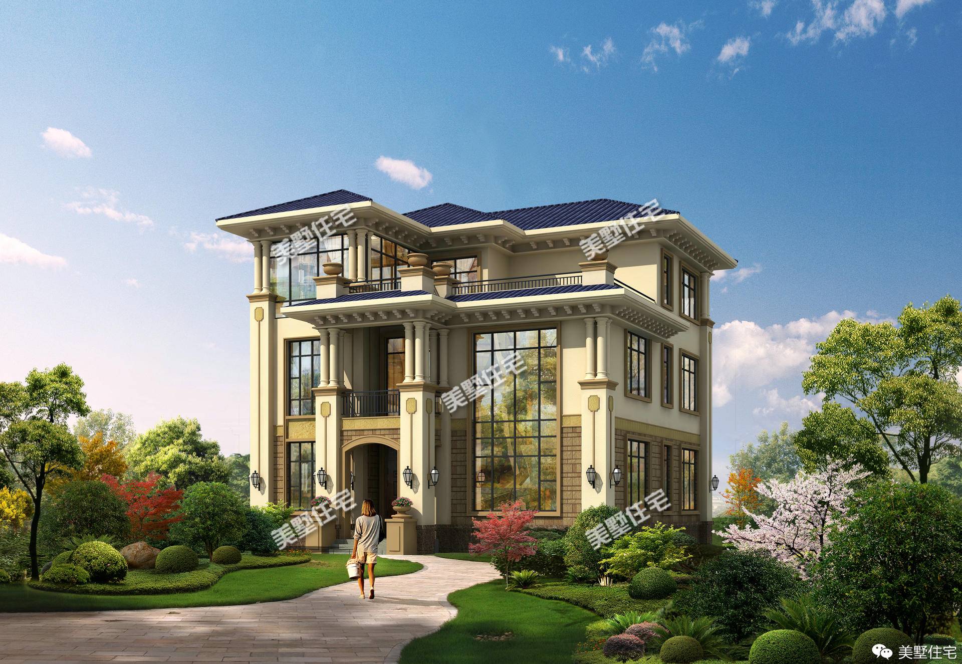 太美了！如果你有40万，这样的豪华别墅你也可以有一套！