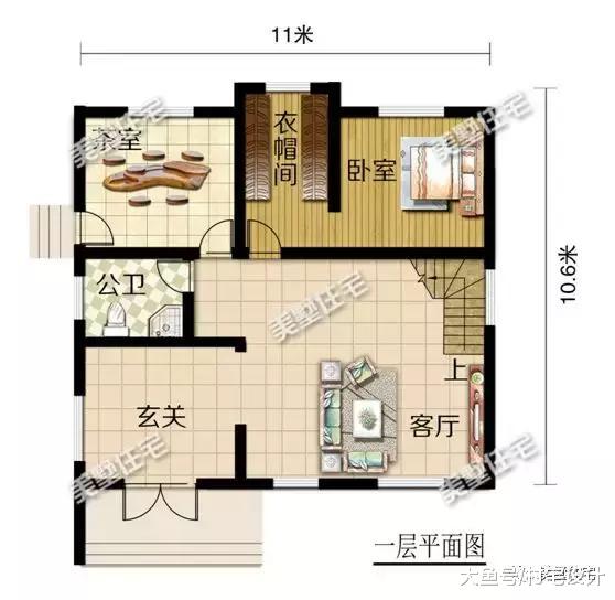 推荐4套占地110多平的农村别墅，美观又实用，你值得拥有
