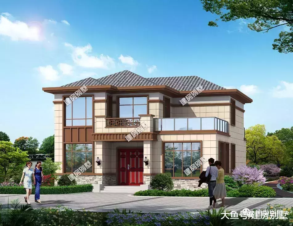 農村自建房以簡單實用為主，臥室4-5個最適宜