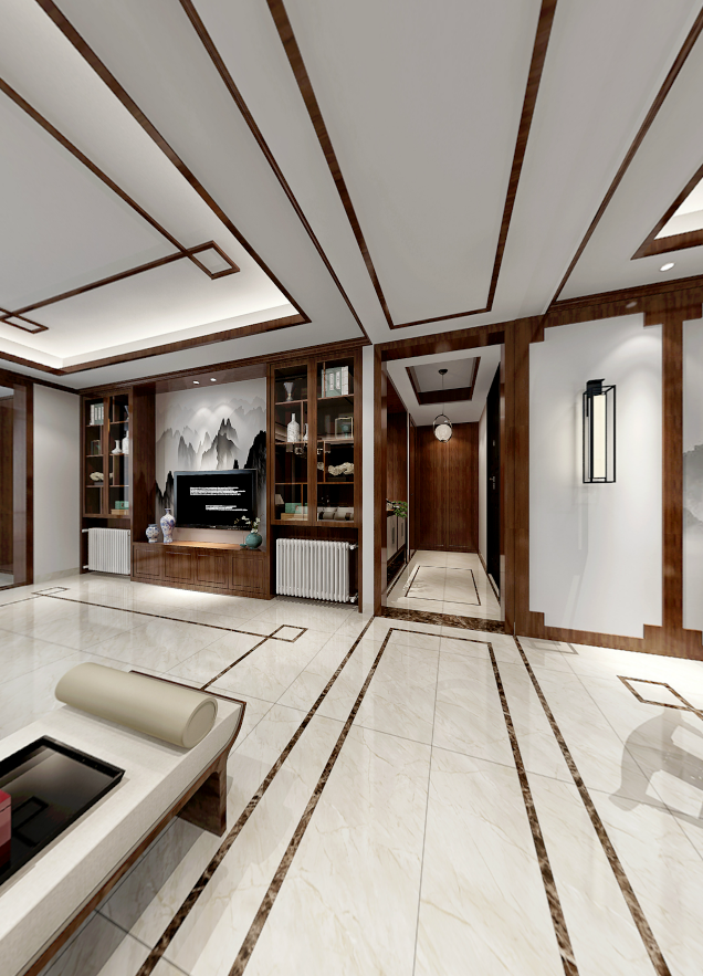 绿地朝阳中心155平三房新中式，大客厅大气派，不出意外很多跟风