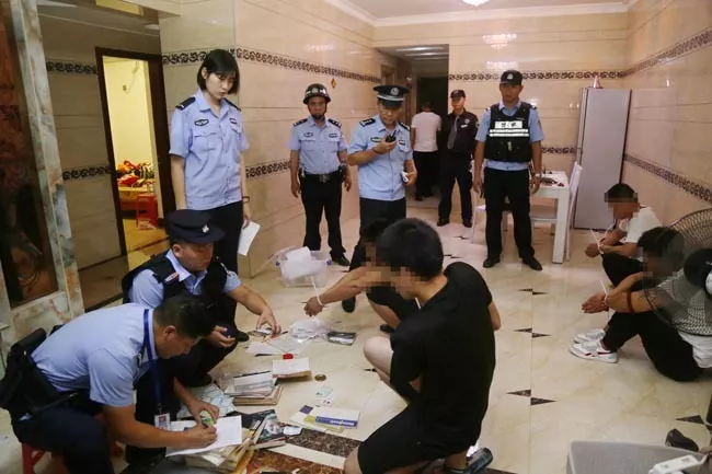防城港多部门联合打击传销，抓获290名涉传人员
