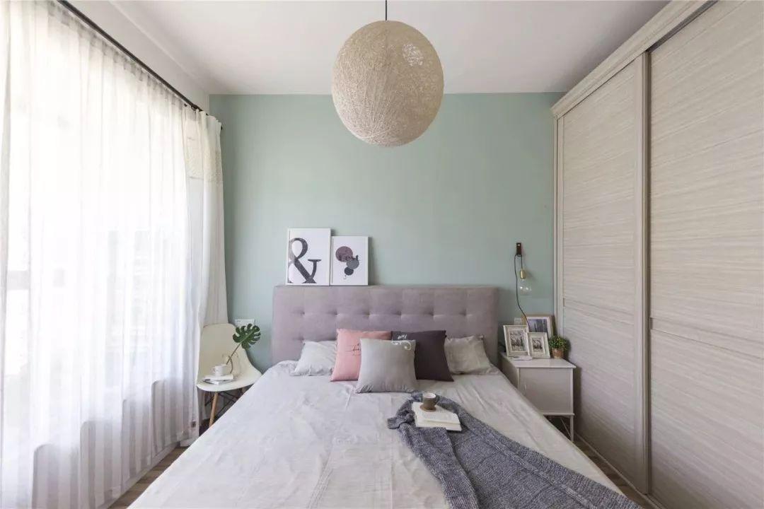 93㎡小清新兩居，軟裝豐富，層次感十足！