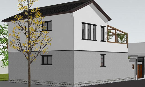 25W建成帶陽光房溫馨中式養老別墅，占地小實用性高，送給父母最好禮物