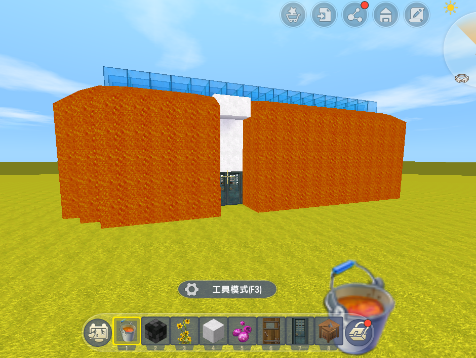 迷你世界：太冷了！大神造最温暖三室一厅别墅，面积达到500平米！