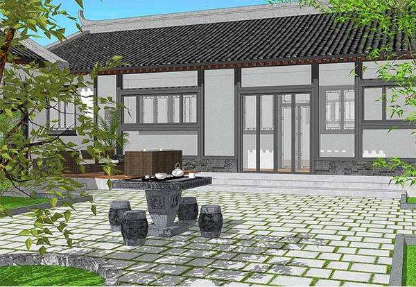 典雅雍容中式三合院, 老少都爱, 传承百年不成问题, 经典养老户型