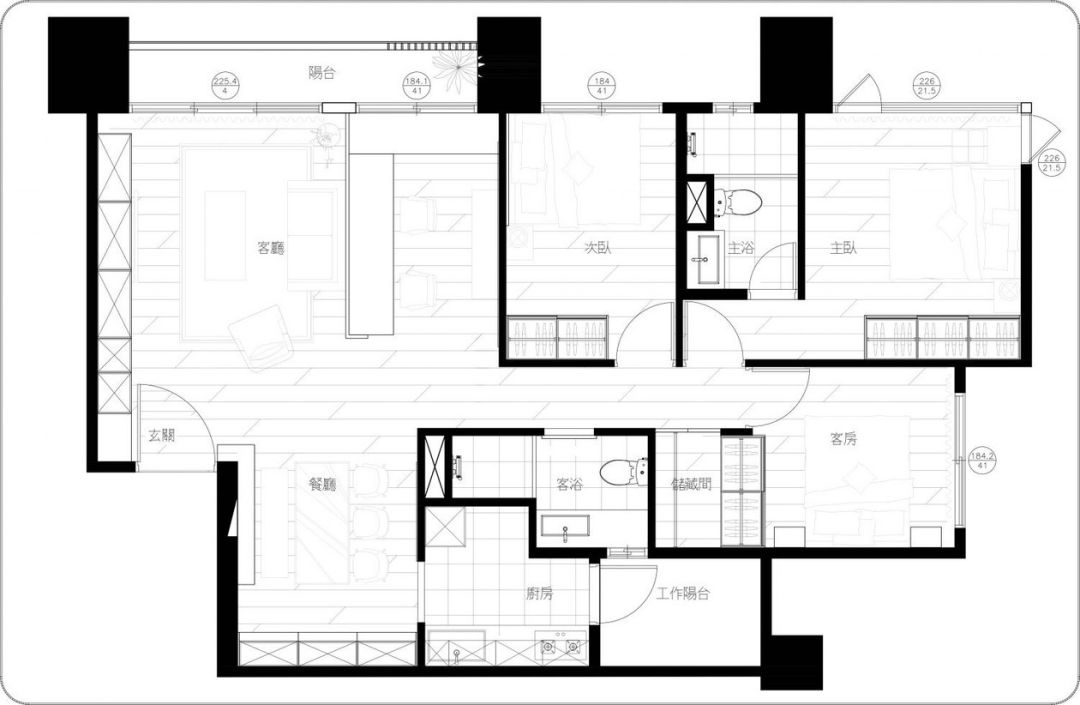 120㎡现代简约，开放格局好宽敞，舒适生活好时尚