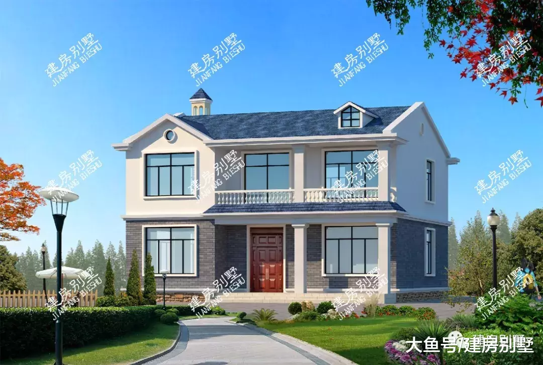 25万建经典两层别墅，第一栋肯定能让爸妈们爱不释手