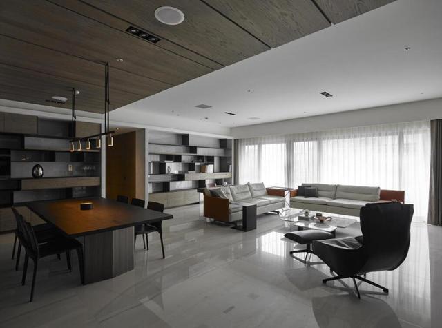 一个现代感十足的台式范装修 简单细腻的成都装修队