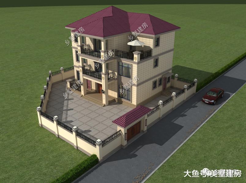 13x9米三层欧式别墅，和父母一起住，共享天伦之乐！