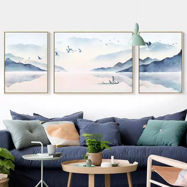 客厅新中式装修，展现新式古典美