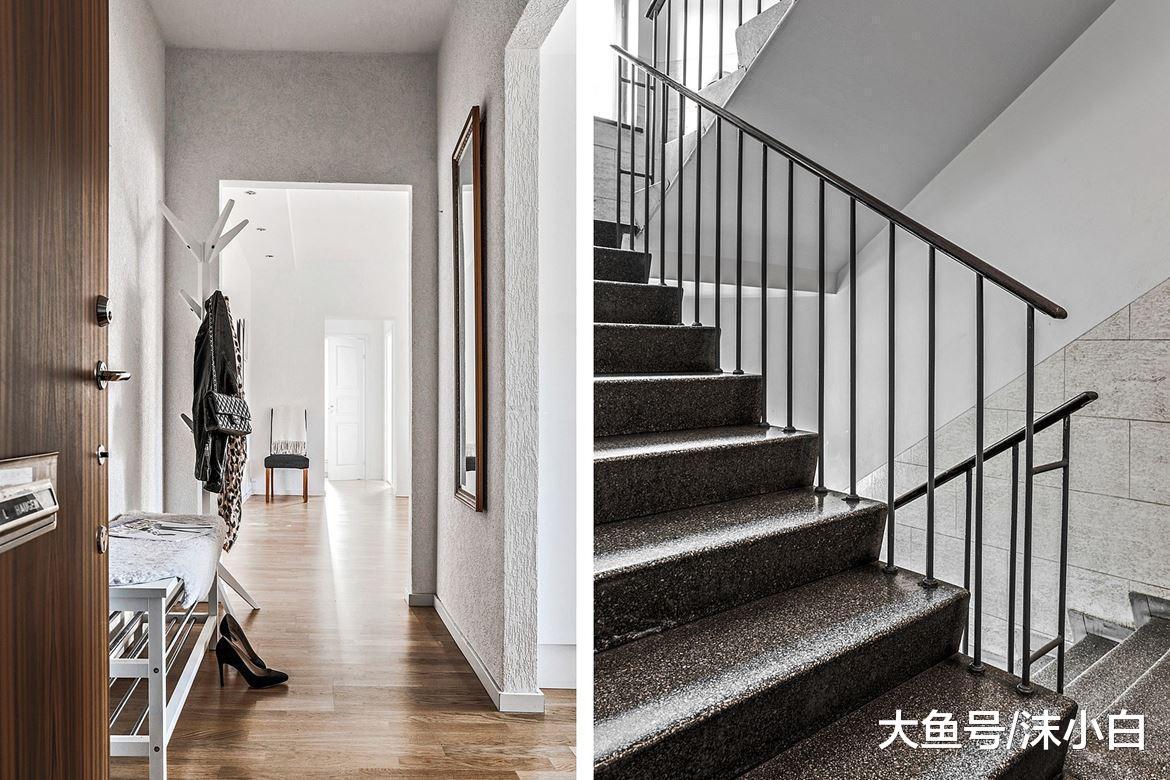 晒我55平小户型, 一入门就砌两堵石膏墙, 立马多个玄关! 功能齐全