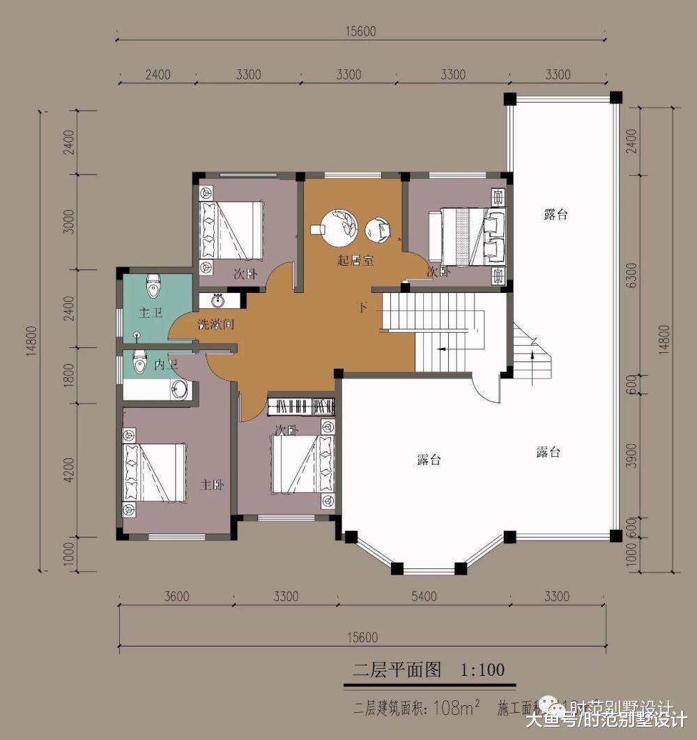15x15米二层欧式别墅, 带车库6室3厅, 适合你吗?