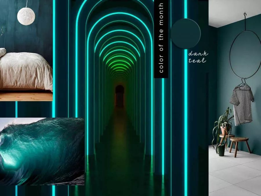 四月色彩推荐：享受深潜入海之感-深水鸭绿（深蓝绿色）