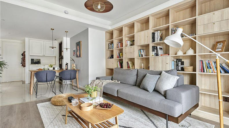 72㎡小两室，日式装修，极具素雅美