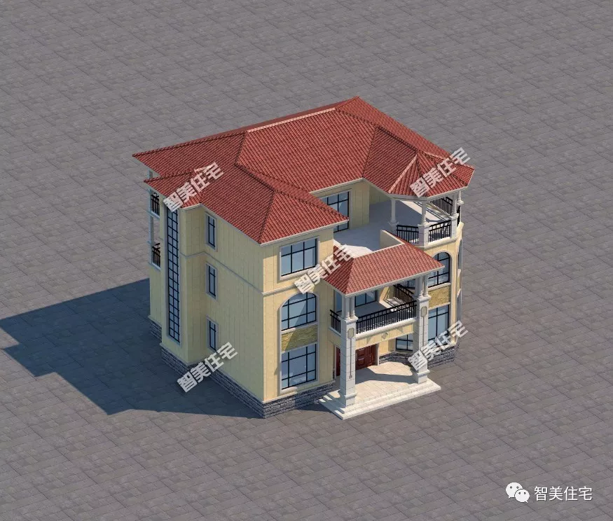 主体造价40多万，带堂屋和凉亭的别墅，看过的人无不夸它好