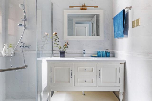 现代美式风格家居，浅蓝色调的清新，很受年轻人的喜欢