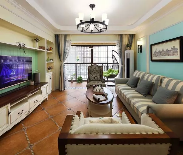 145平的四居室，美式乡村田园风装修，这样的家清新舒适又优雅！