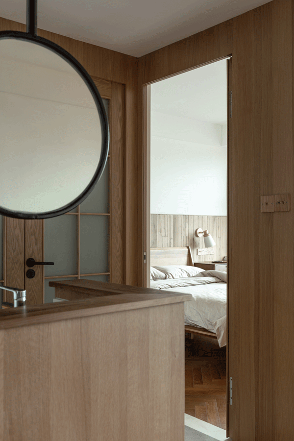 53㎡原木风，卫生间三分离，“复合式空间”设计超赞！