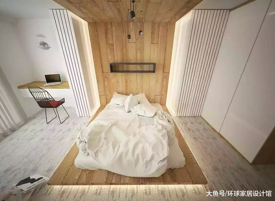 榻榻米早落伍了，现在流行一体化的地台卧室设计！
