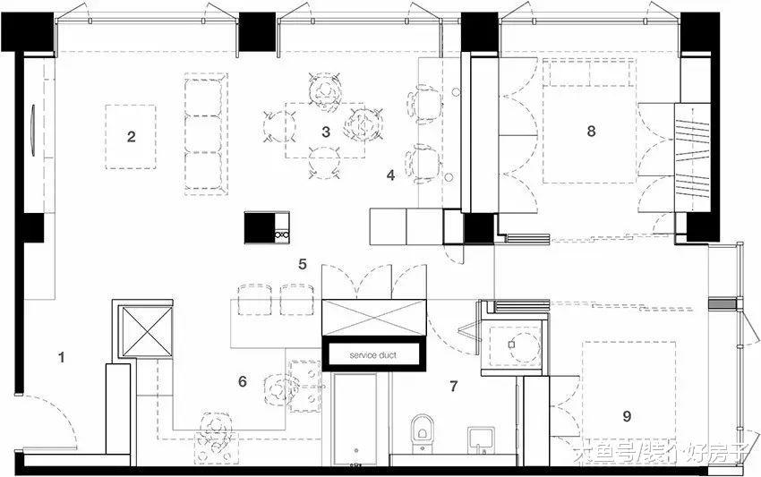 爆改82㎡治愈系老屋，收纳、地漏、玻璃墙，每处细节都为爸妈考虑到了