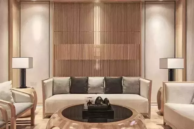 自建别墅准备装修, 看到新中式沙发背景墙的一幕, 原来可以这么美!