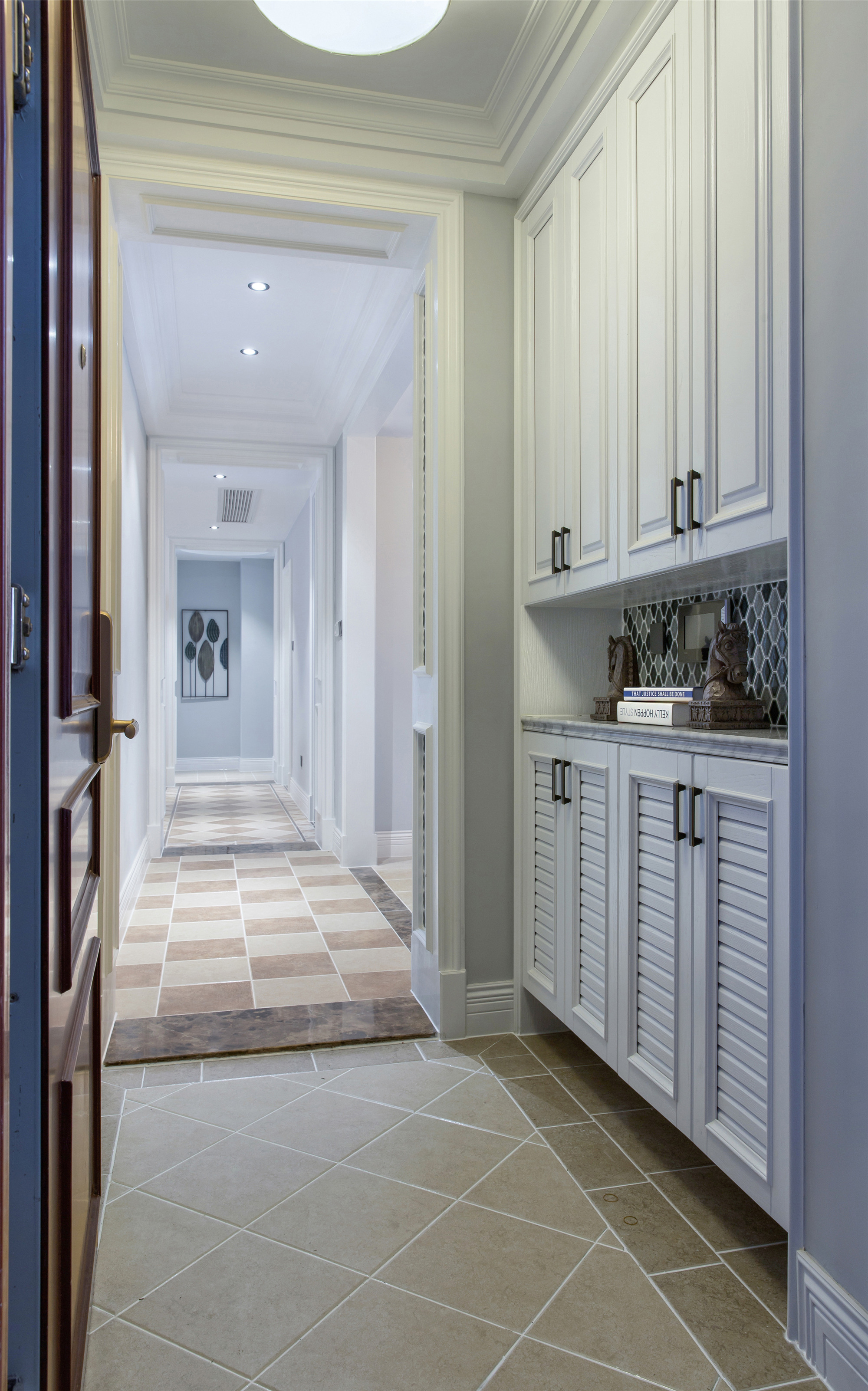 136平米的三居室，美式风装修，特好看，特有格调！