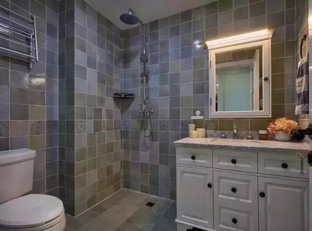 134平乡村美式三室两厅，用文化石打造的电视墙好粗犷！