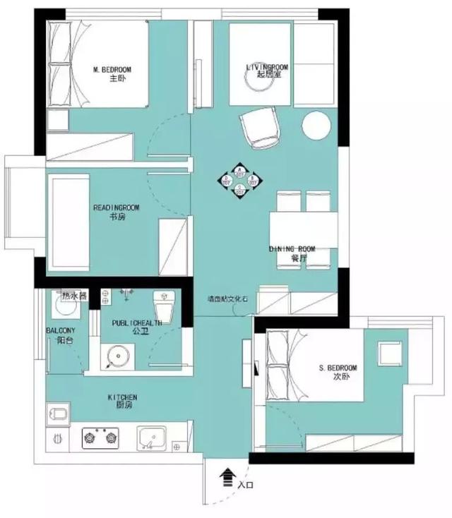 80㎡混搭风，是爸妈亲手布置，玄关真是太漂亮了！