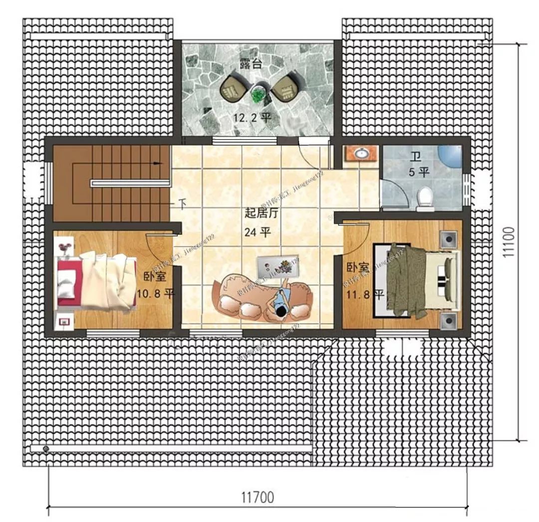 4款农村小别墅，12-20万的经典户型，养老建房首选
