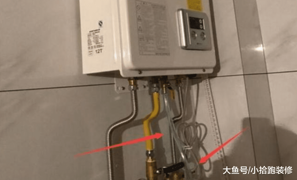 熱水器冷凝管怎么處理好看？直到安裝時，才發現水電做錯了