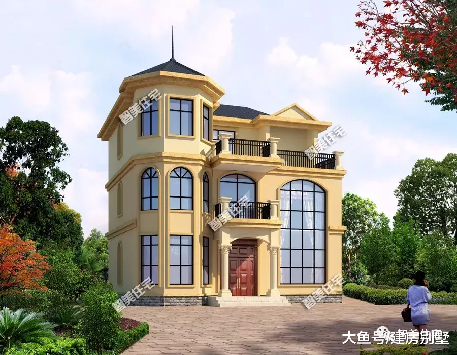 宽11米左右的农村自建房户型，返乡盖别墅是光耀门楣的事