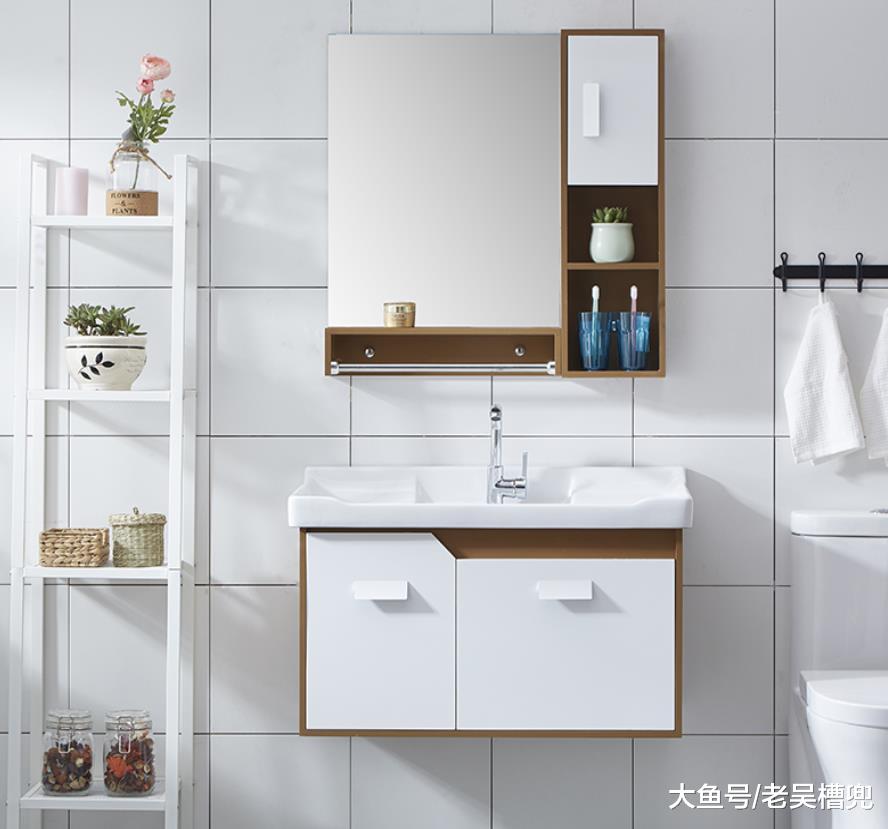 卫生间浴室柜选择，这样的搭配就很美！