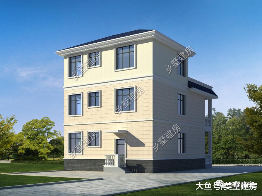 9x10米的欧风小别墅，实用美观两不误，农村小户型就选它！