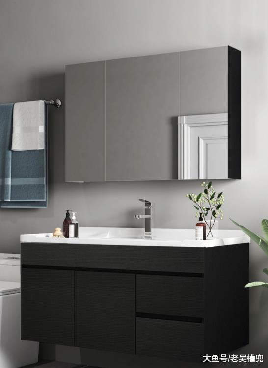 卫生间浴室柜选择，这样的搭配就很美！